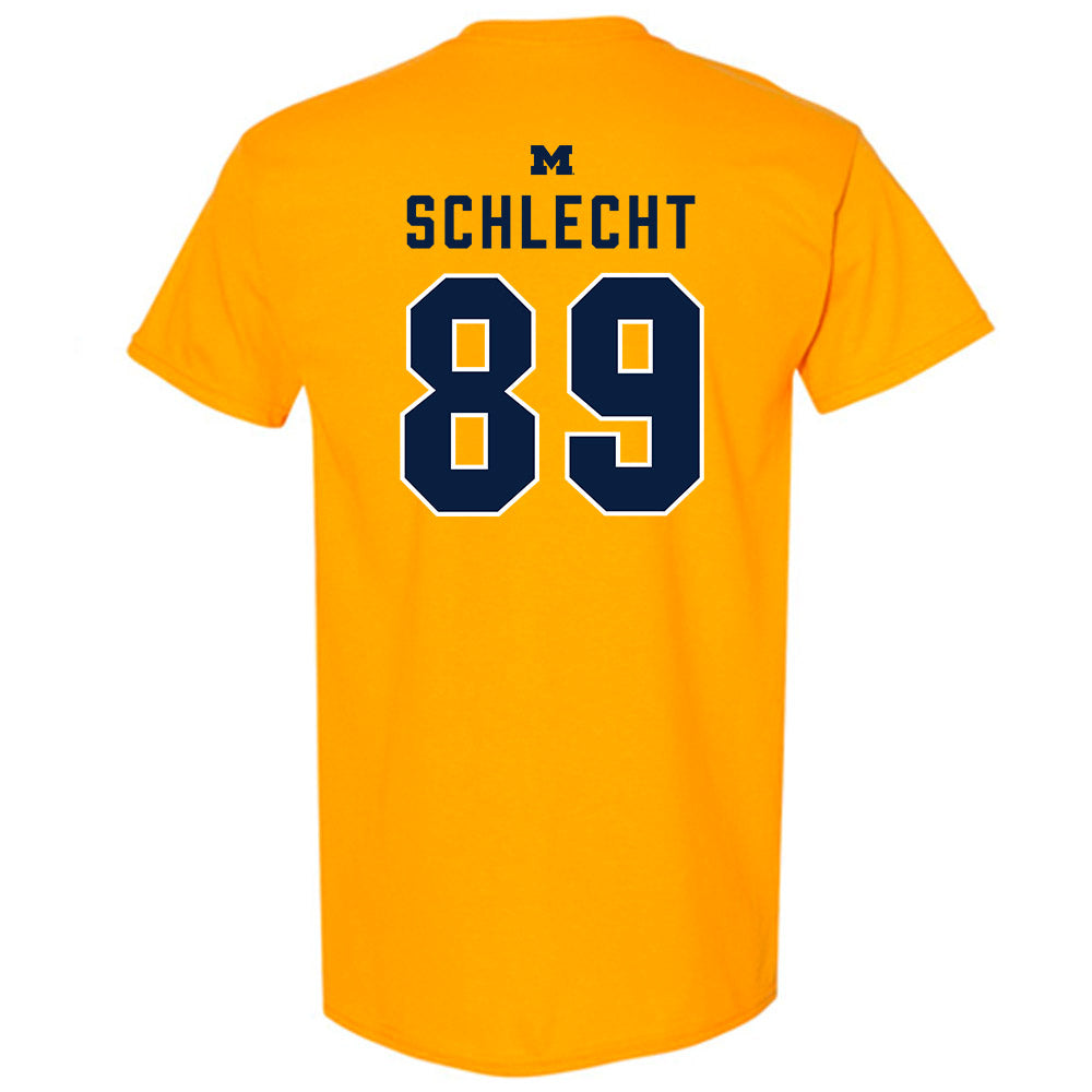 Michigan - NCAA Football : Kaleb Schlecht - Classic Shersey T-Shirt-1
