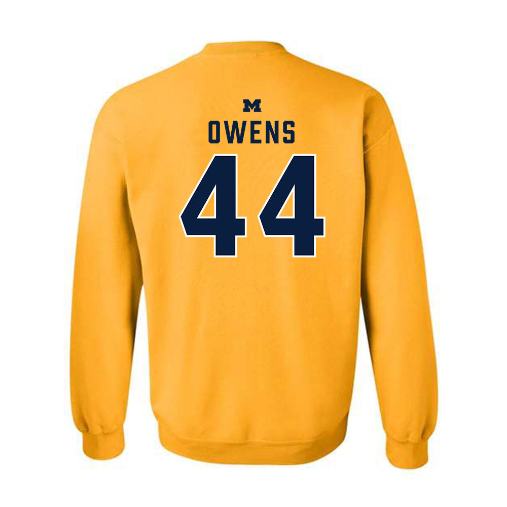 Michigan - NCAA Football : Eli Owens - Classic Shersey Crewneck Sweatshirt-1