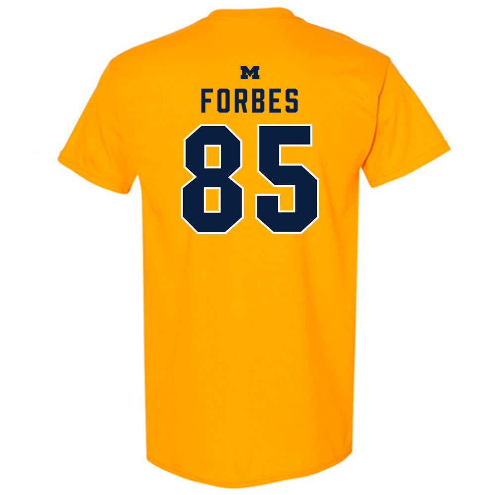 Michigan - NCAA Football : Logan Forbes - Classic Shersey T-Shirt-1