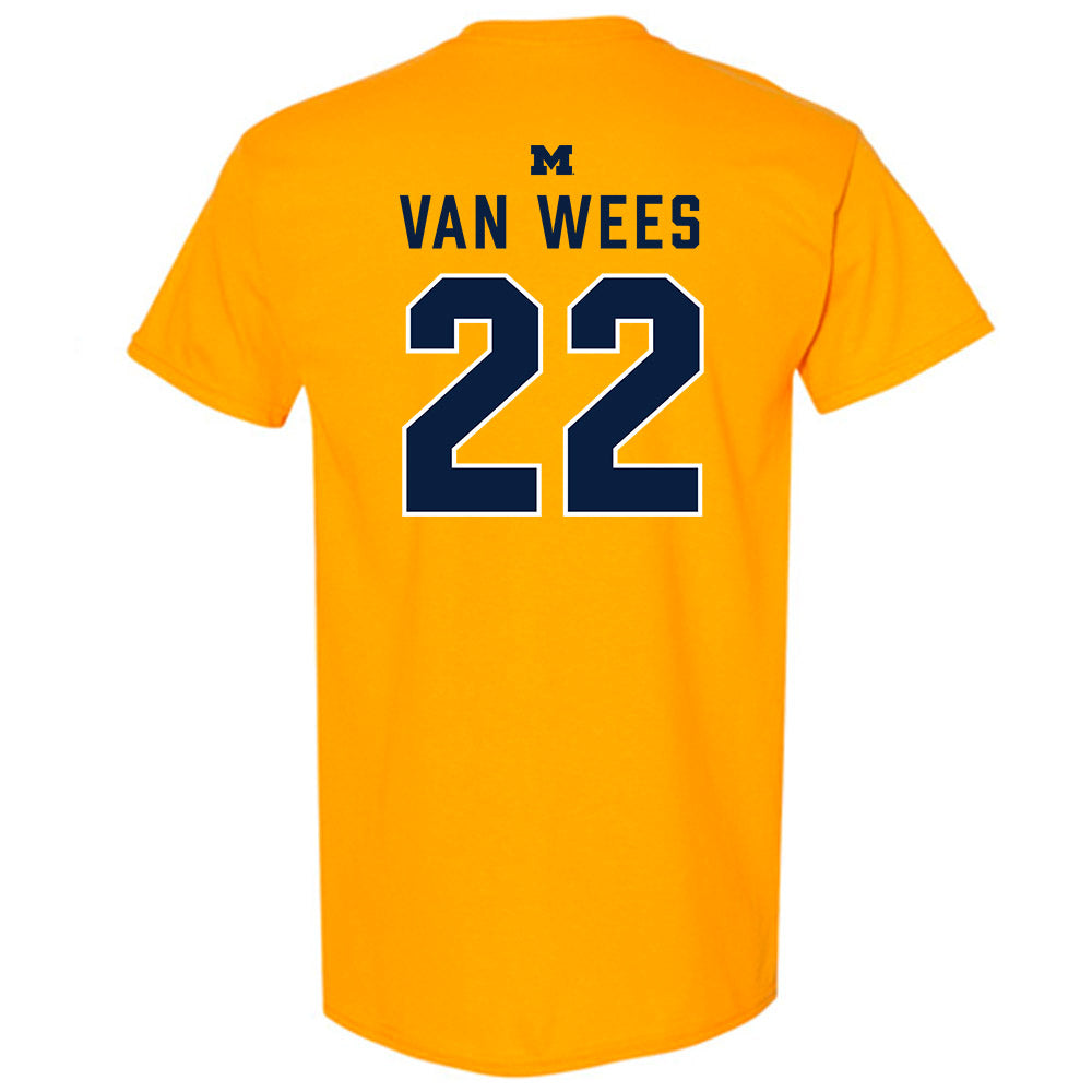 Michigan - NCAA Women's Lacrosse : Truus van Wees - Classic Shersey T-Shirt-1