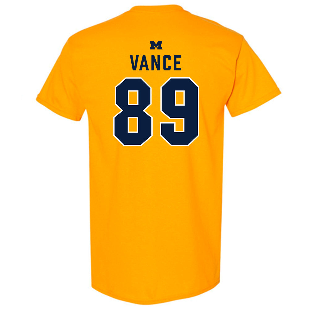 Michigan - NCAA Men's Lacrosse : Mason Vance - Classic Shersey T-Shirt-1