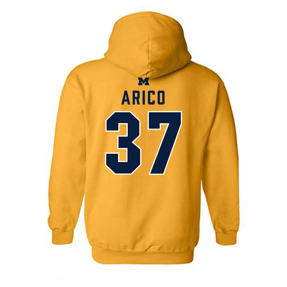 Michigan - NCAA Women's Lacrosse : Emma Arico - Classic Shersey Hooded Sweatshirt-1