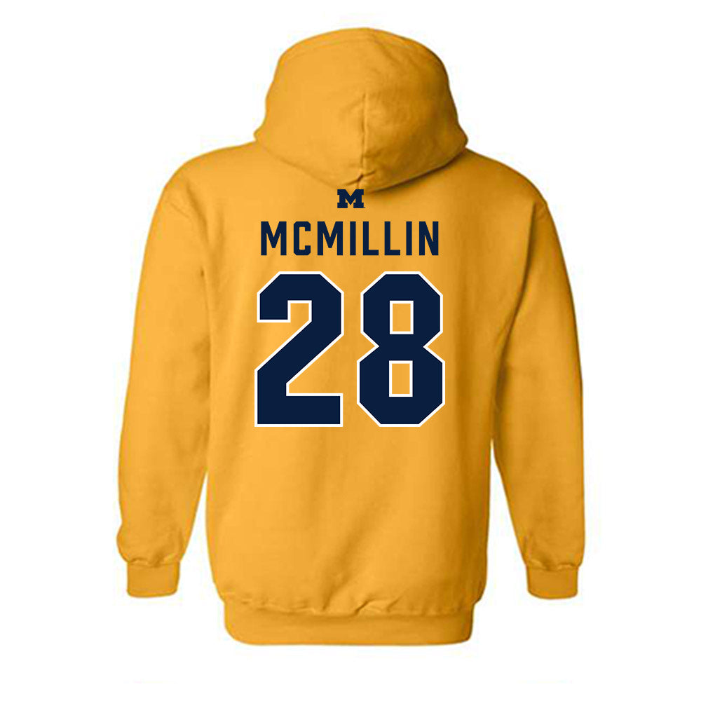 Michigan - NCAA Women's Volleyball : Trixie McMillin - Classic Shersey Hooded Sweatshirt-1