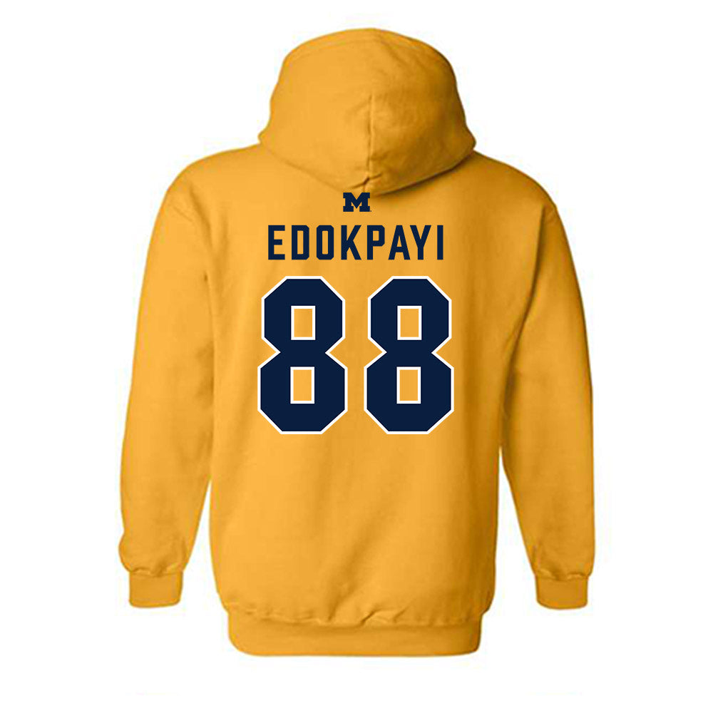 Michigan - NCAA Football : Lugard Edokpayi - Classic Shersey Hooded Sweatshirt-1