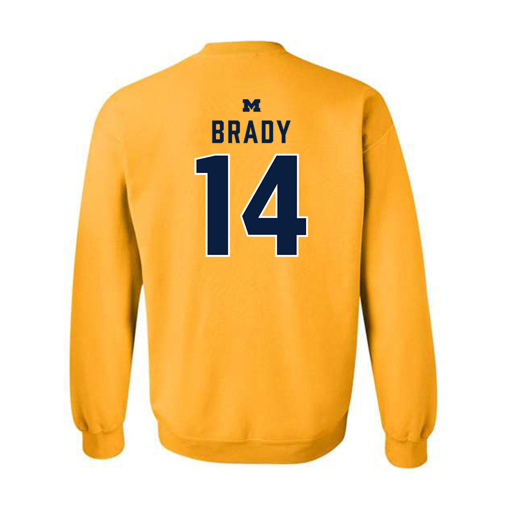Michigan - NCAA Women's Volleyball : Hannah Brady - Classic Shersey Crewneck Sweatshirt-1