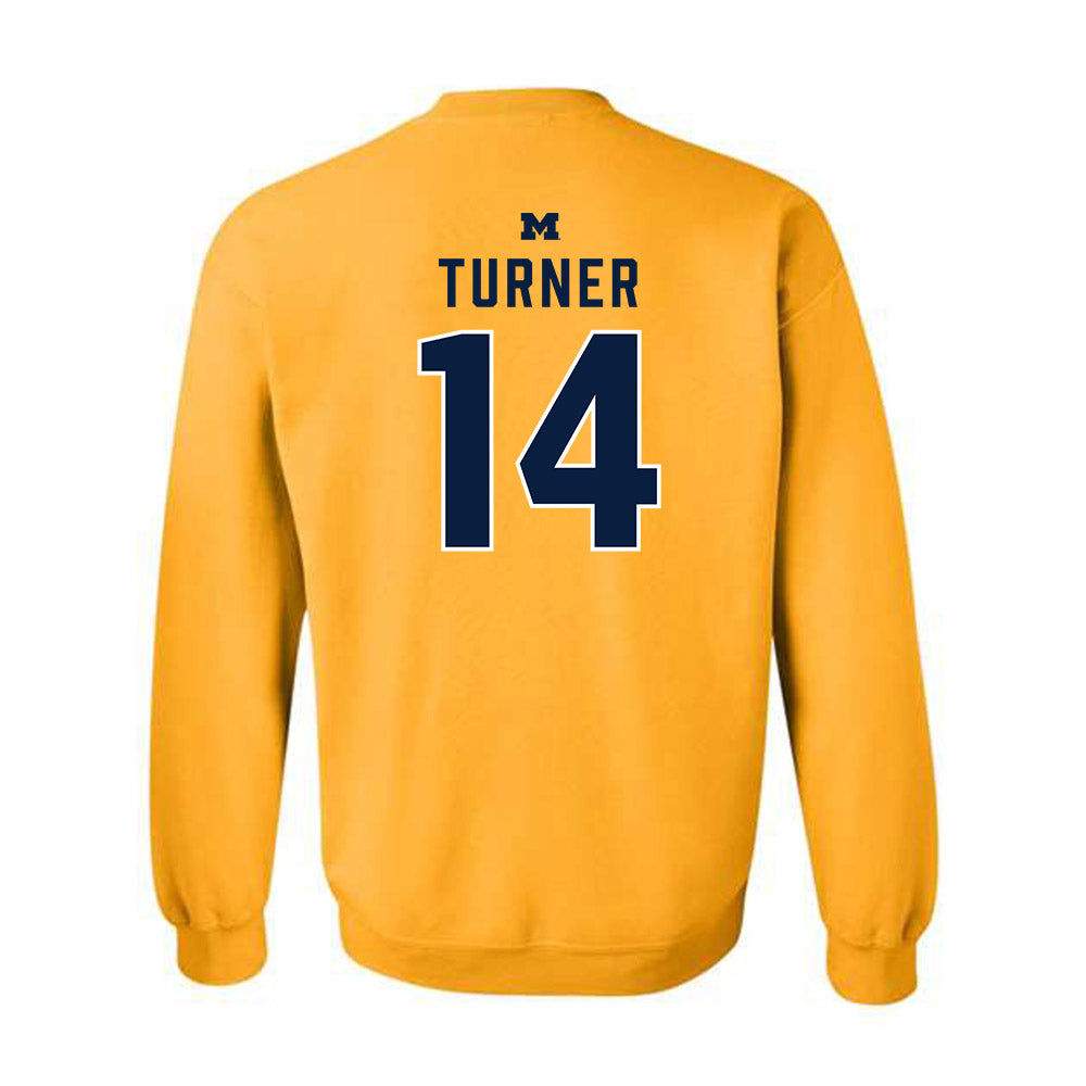 Michigan - NCAA Baseball : Colby Turner - Classic Shersey Crewneck Sweatshirt-1