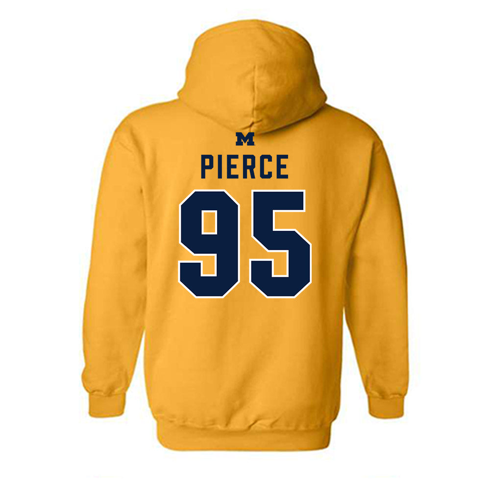 Michigan - NCAA Football : Trey Pierce - Classic Shersey Hooded Sweatshirt-1