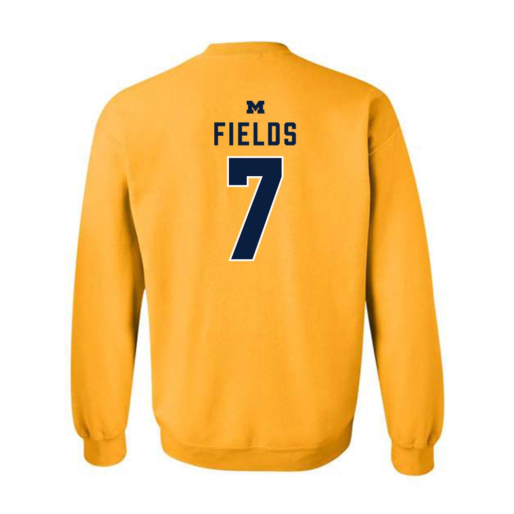 Michigan - NCAA Women's Basketball : Jessica Fields - Classic Shersey Crewneck Sweatshirt-1