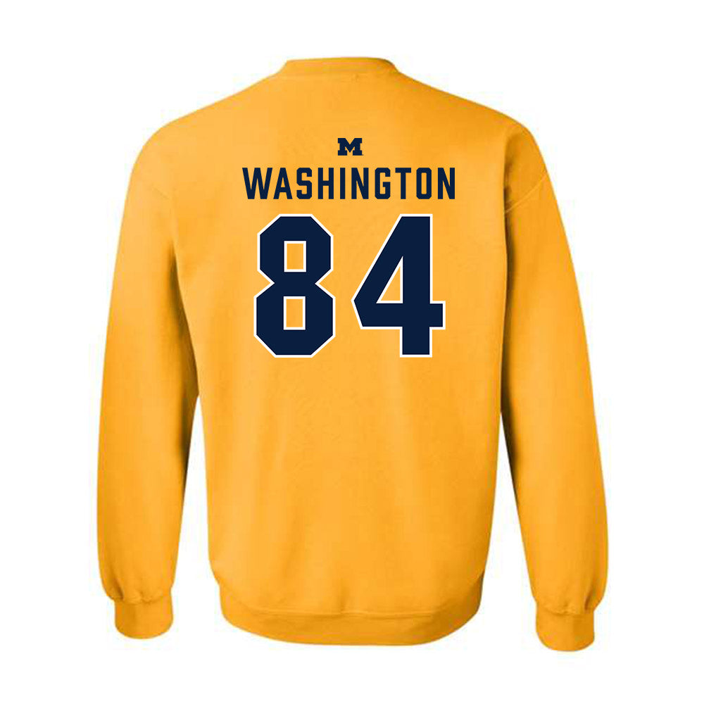 Michigan - NCAA Football : Jacob Washington - Classic Shersey Crewneck Sweatshirt-1