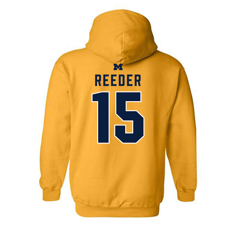 Michigan - NCAA Football : Aden Reeder - Classic Shersey Hooded Sweatshirt-1