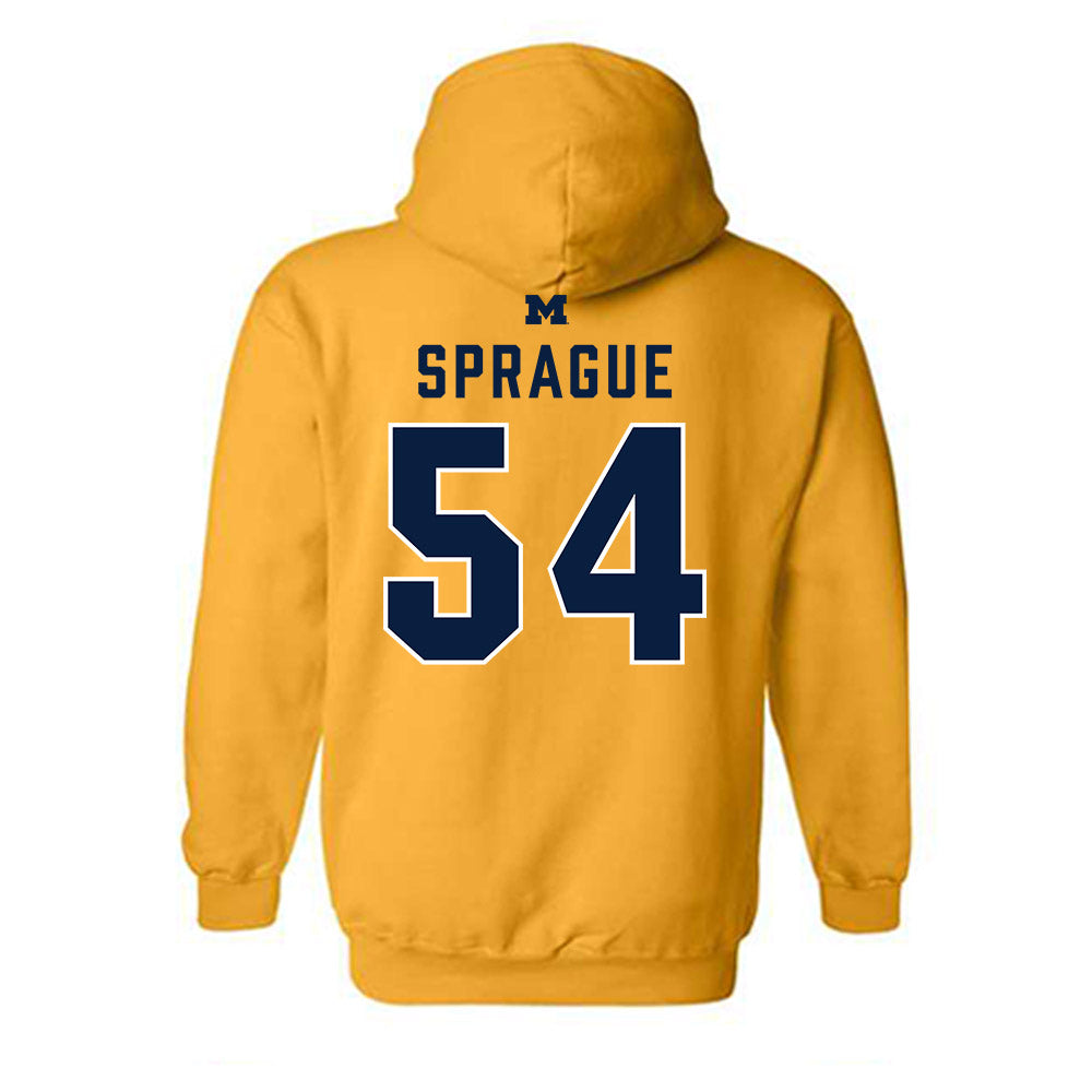 Michigan - NCAA Football : Andrew Sprague - Classic Shersey Hooded Sweatshirt-1