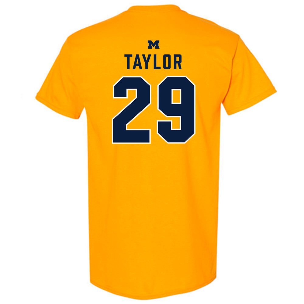 Michigan - NCAA Football : Chase Taylor - Classic Shersey T-Shirt-1