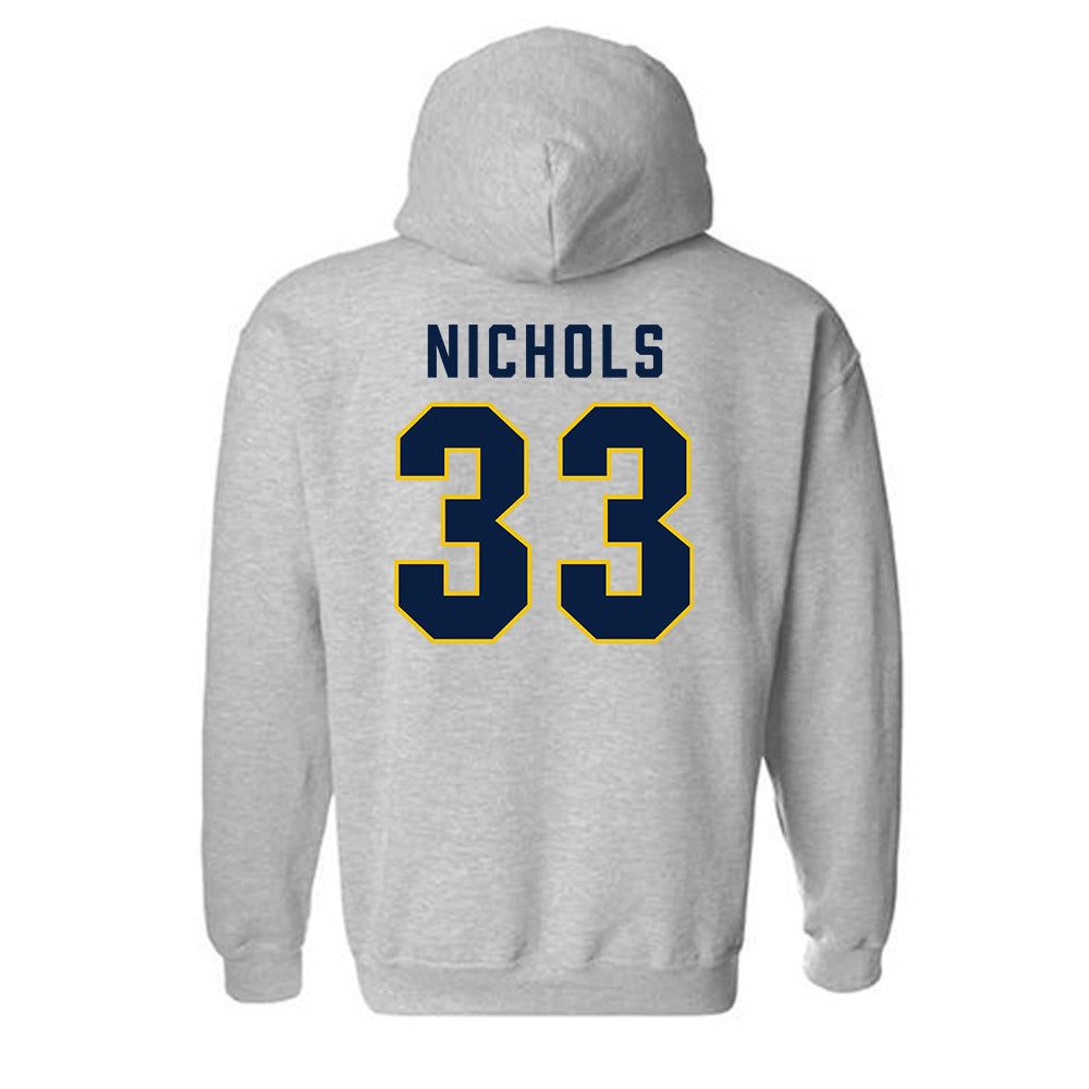 Michigan - NCAA Football : Dominic Nichols - Classic Shersey Hooded Sweatshirt-1