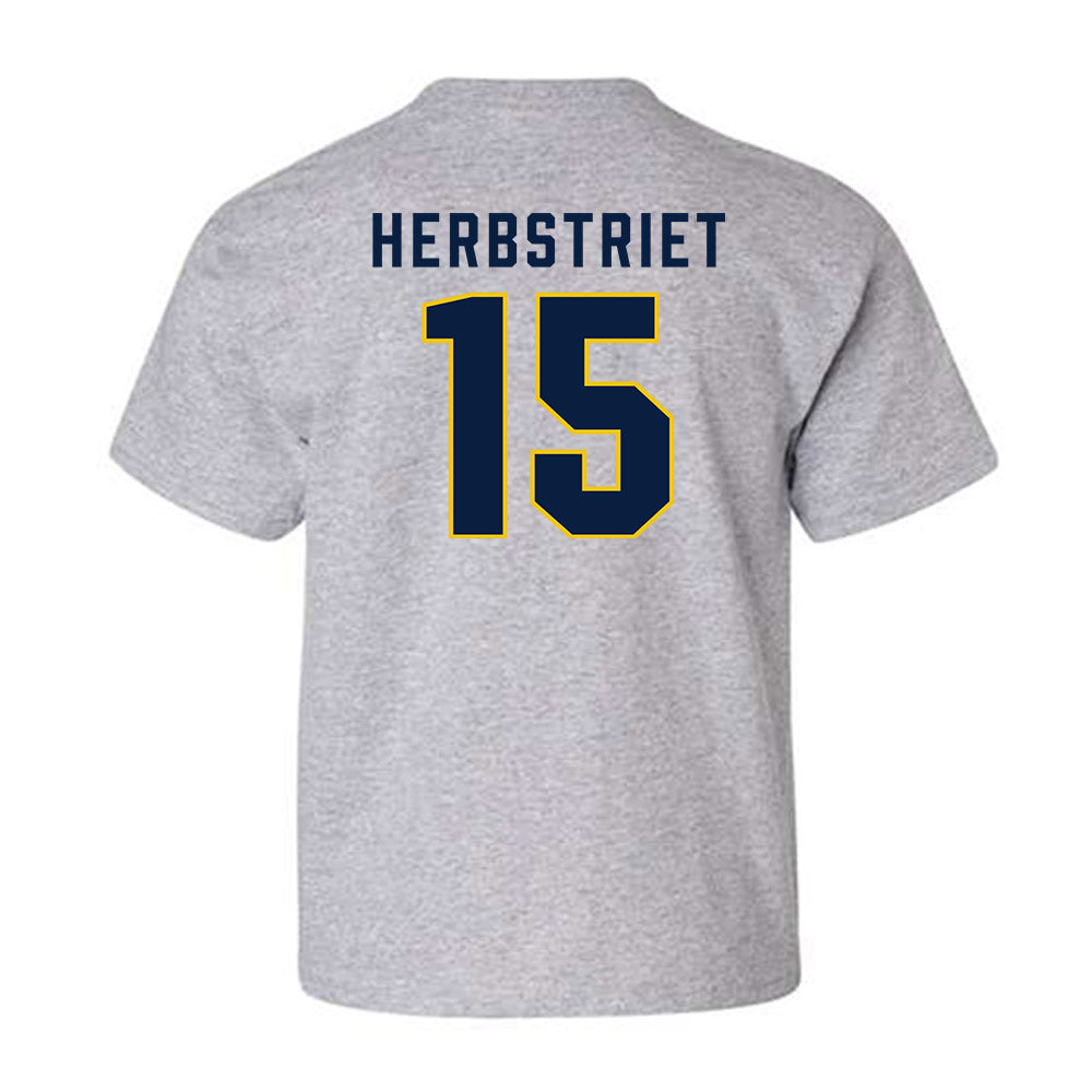Michigan - NCAA Football : Chase Herbstriet - Classic Shersey Youth T-Shirt-1