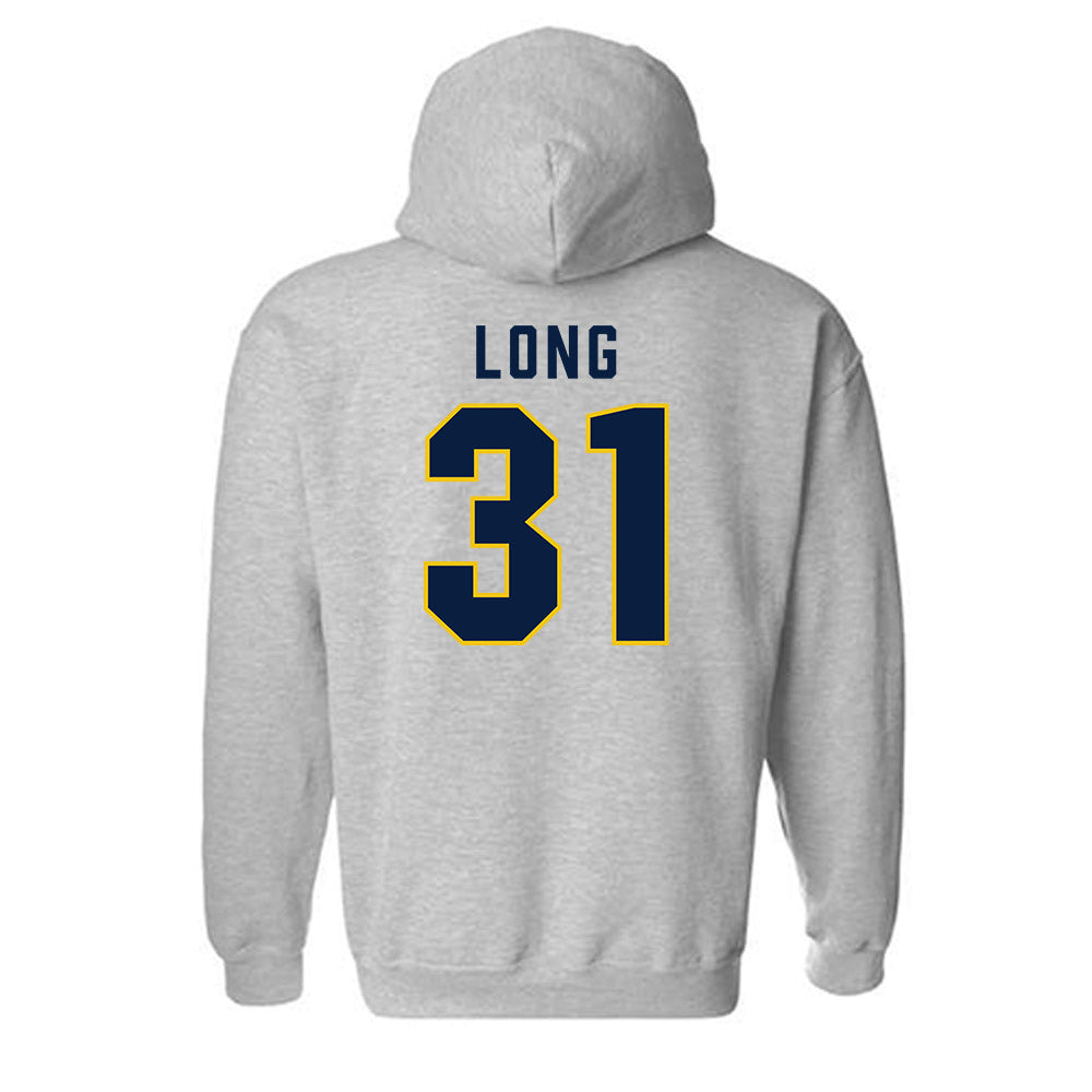 Michigan - NCAA Men's Lacrosse : Jack Long - Classic Shersey Hooded Sweatshirt-1
