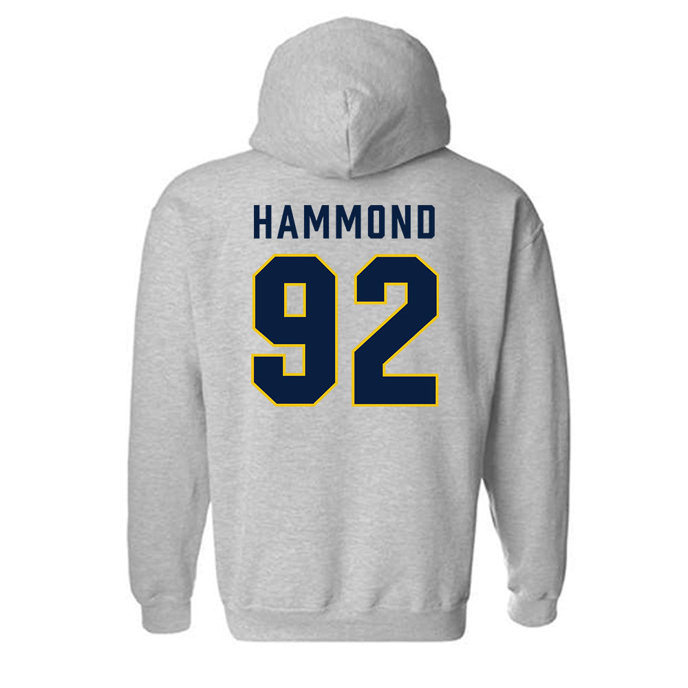 Michigan - NCAA Football : Ted Hammond - Classic Shersey Hooded Sweatshirt-1