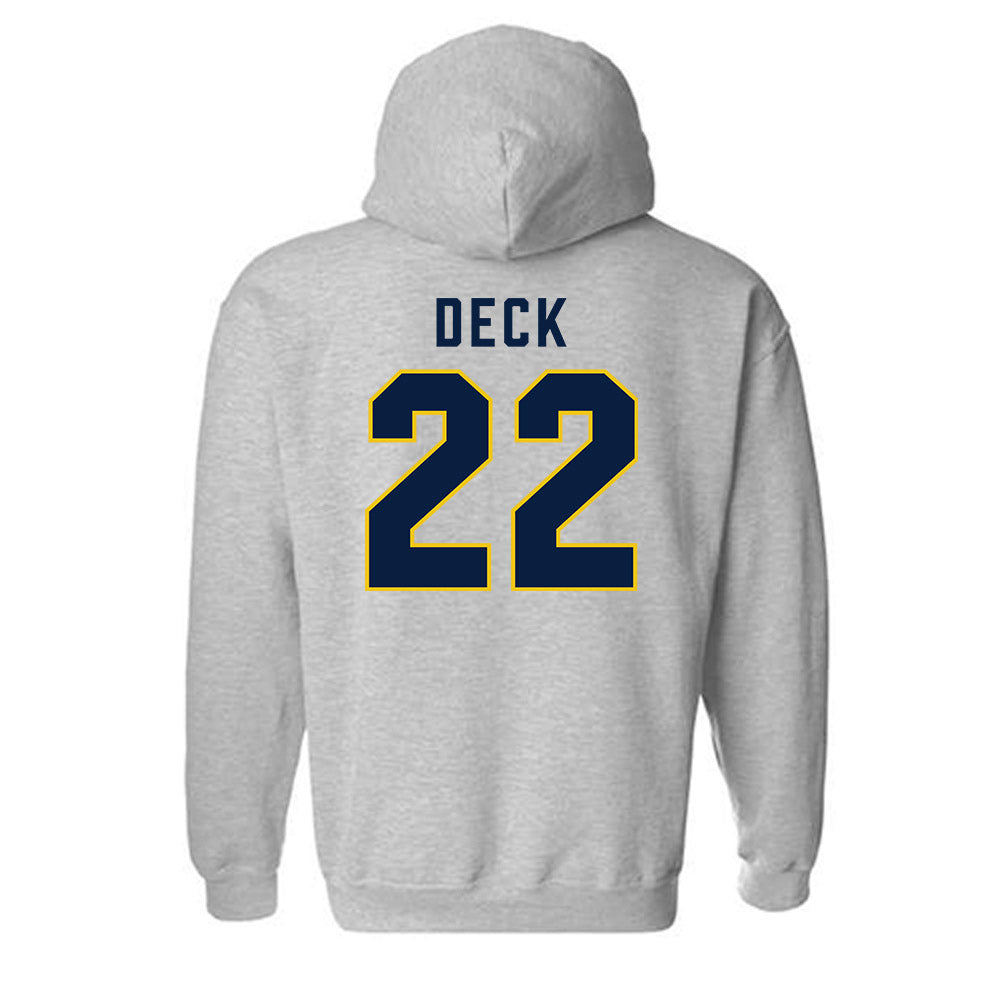 Michigan - NCAA Football : Jordan Deck - Classic Shersey Hooded Sweatshirt-1