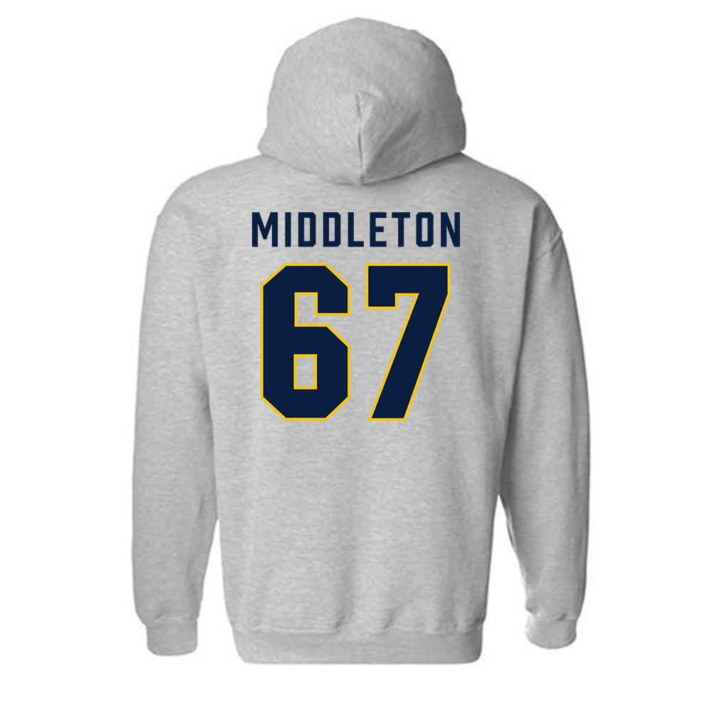 Michigan - NCAA Football : Trent Middleton - Classic Shersey Hooded Sweatshirt-1