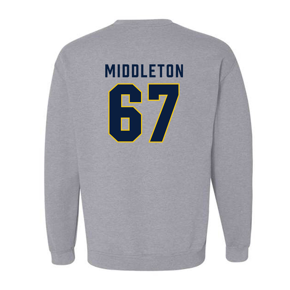 Michigan - NCAA Football : Trent Middleton - Classic Shersey Crewneck Sweatshirt-1