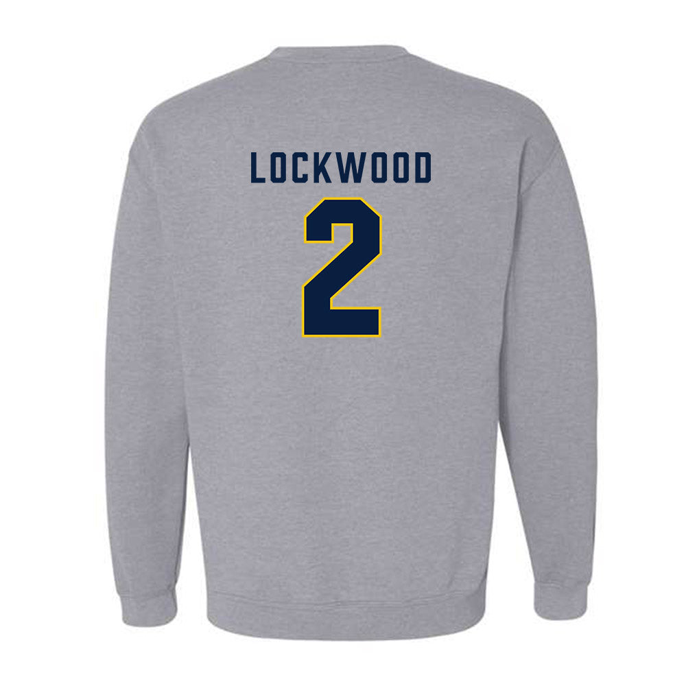 Michigan - NCAA Men's Lacrosse : Bo Lockwood - Classic Shersey Crewneck Sweatshirt-1