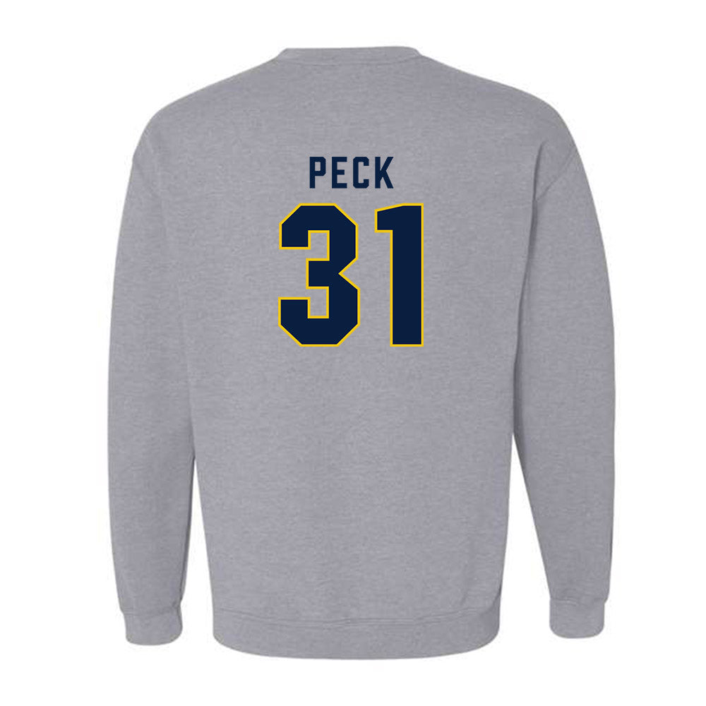 Michigan - NCAA Men's Ice Hockey : Stephen Peck - Classic Shersey Crewneck Sweatshirt-1