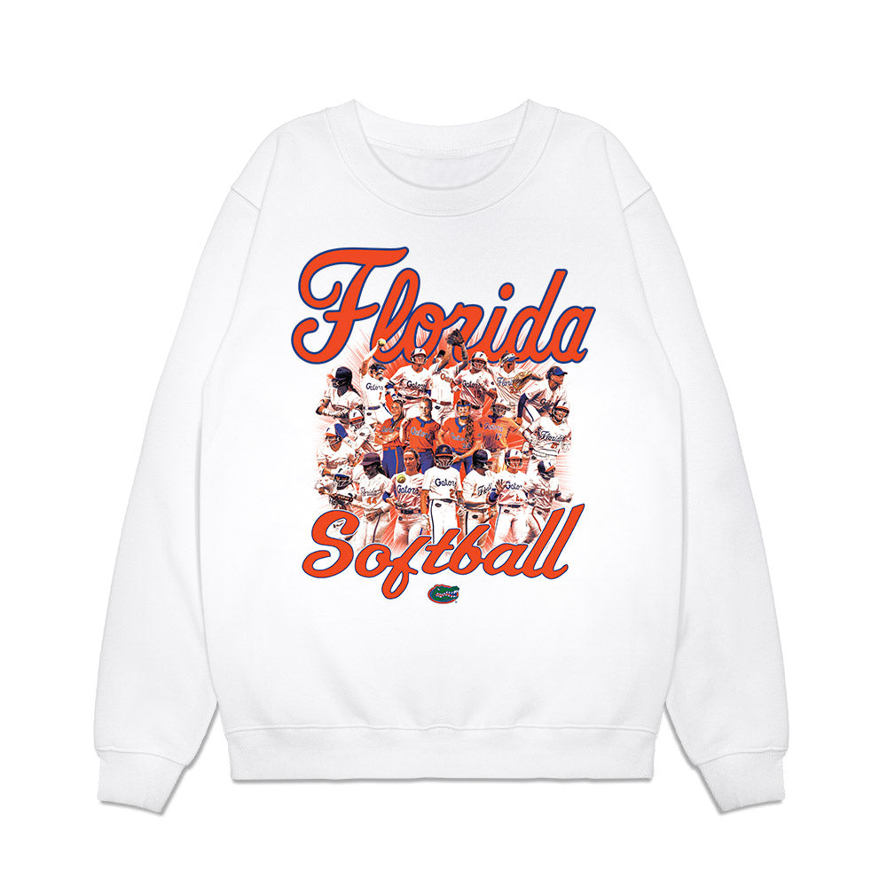 Florida - NCAA Softball : - Team Premium Crewneck Sweatshirt-0