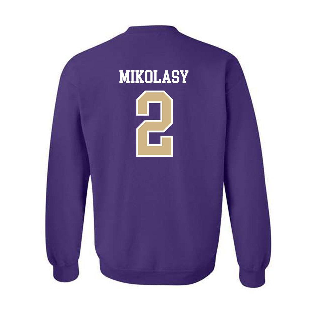 Washington - NCAA Men's Soccer : Harper Mikolasy - Classic Shersey Crewneck Sweatshirt-1
