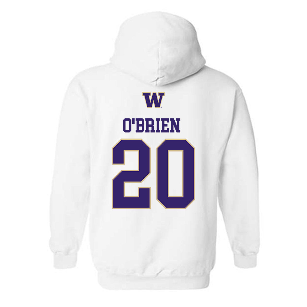 Washington - NCAA Men's Soccer : Nick O'Brien - Sports Shersey Hooded Sweatshirt-1