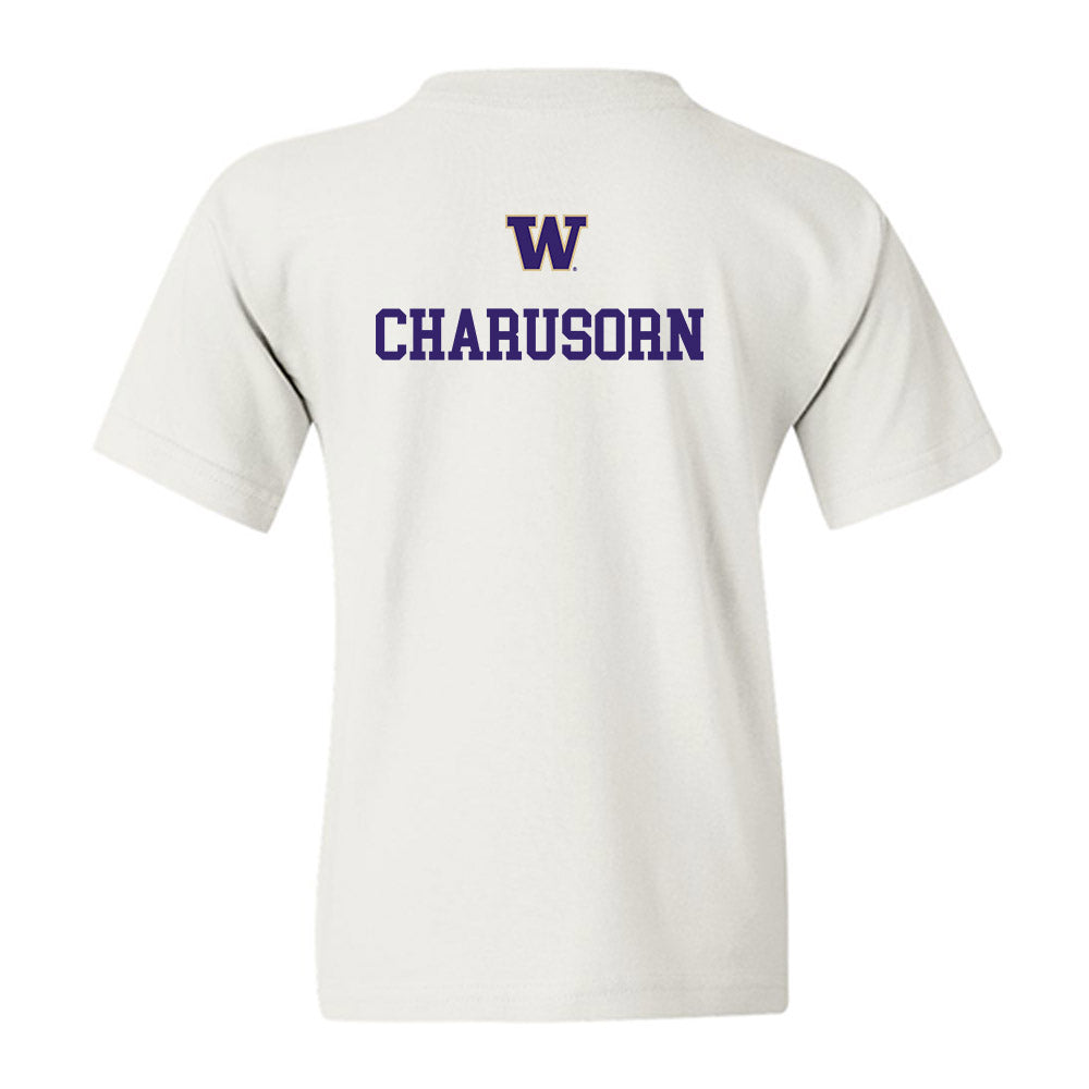 Washington - NCAA Men's Tennis : Penn Charusorn - Sports Shersey Youth T-Shirt-1