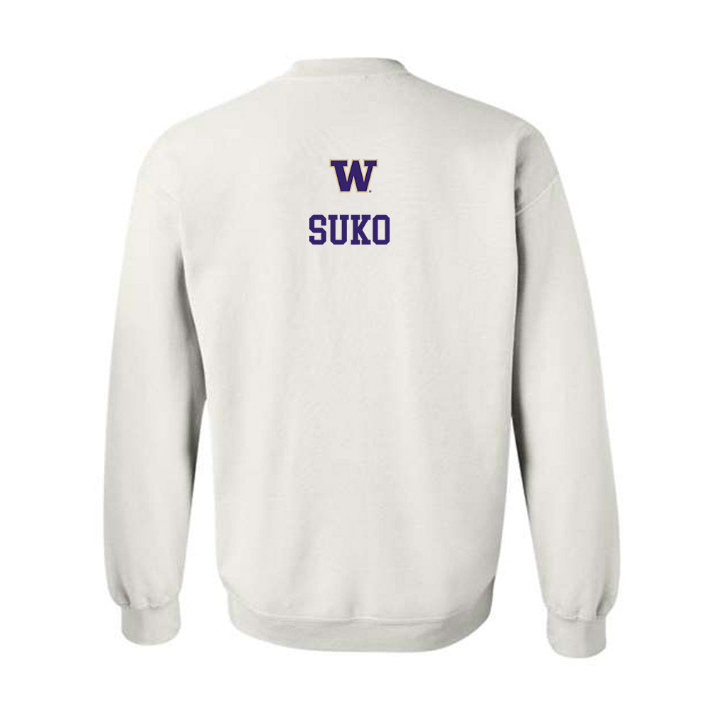 Washington - NCAA Women's Tennis : Zehra Suko - Sports Shersey Crewneck Sweatshirt-1