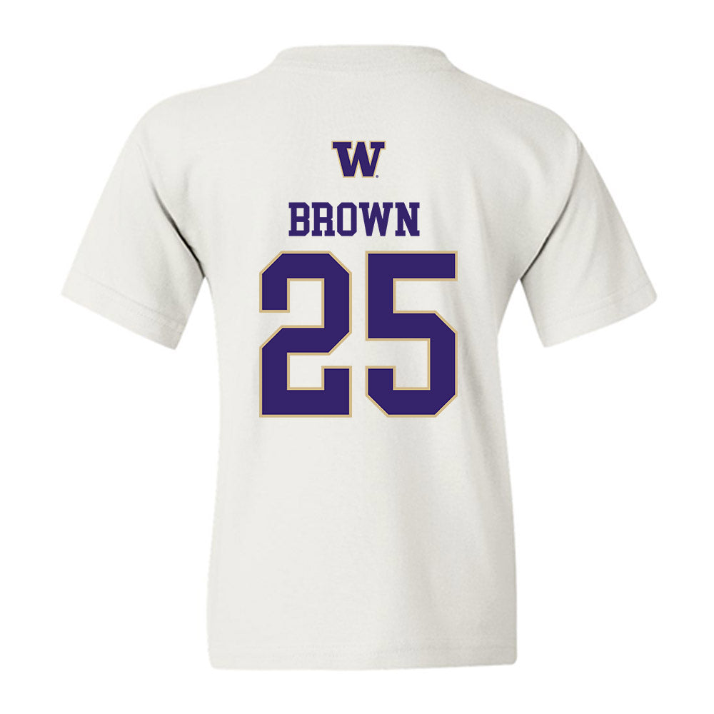 Washington - NCAA Beach Volleyball : MayaMay Brown - Sports Shersey Youth T-Shirt-1