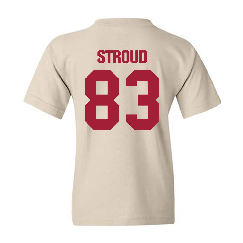 Indiana - NCAA Football : Hunter Stroud - Classic Shersey Youth T-Shirt-1