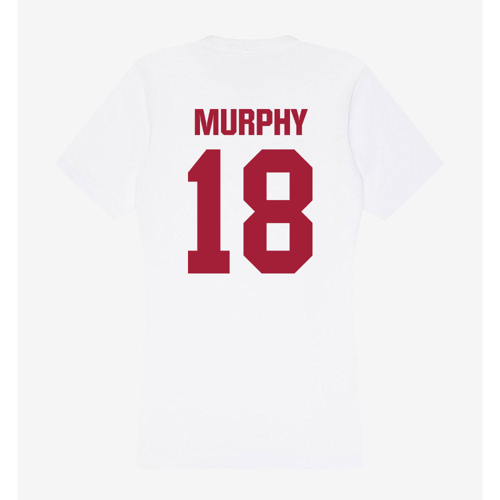 Indiana - NCAA Women's Soccer : Krista Murphy - Women's V-Neck T-Shirt-1