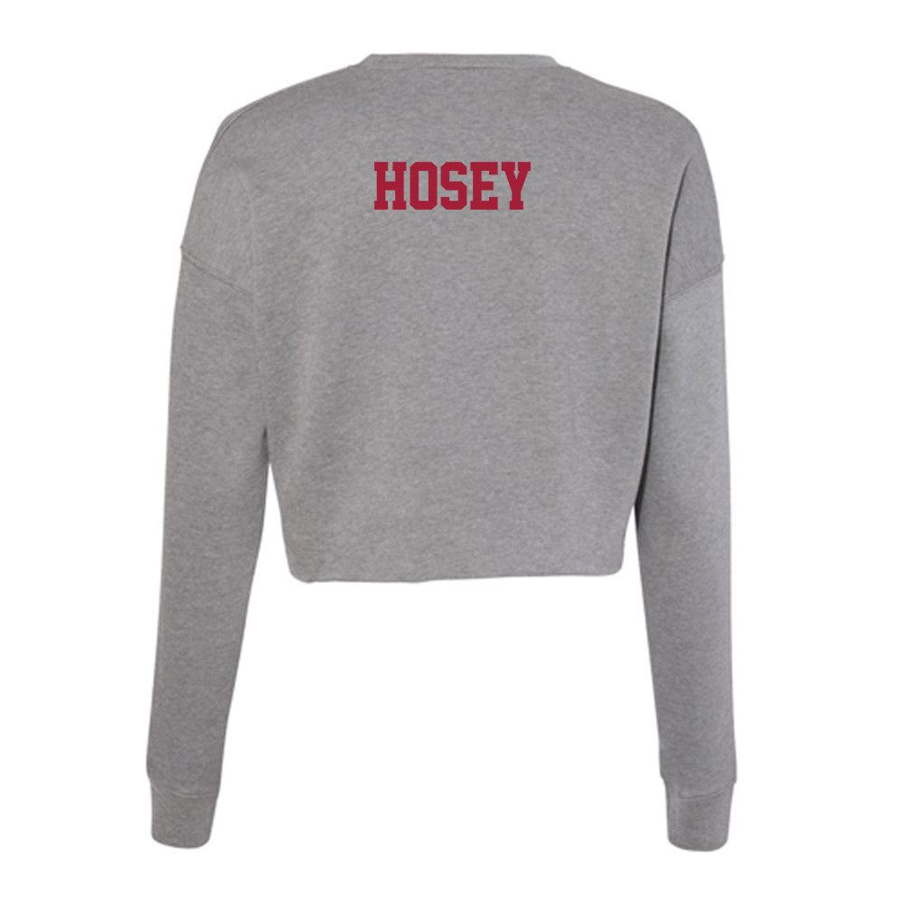 Indiana - NCAA Cheerleading : Elie Hosey - Classic Shersey Women's Cropped Crew Fleece-1