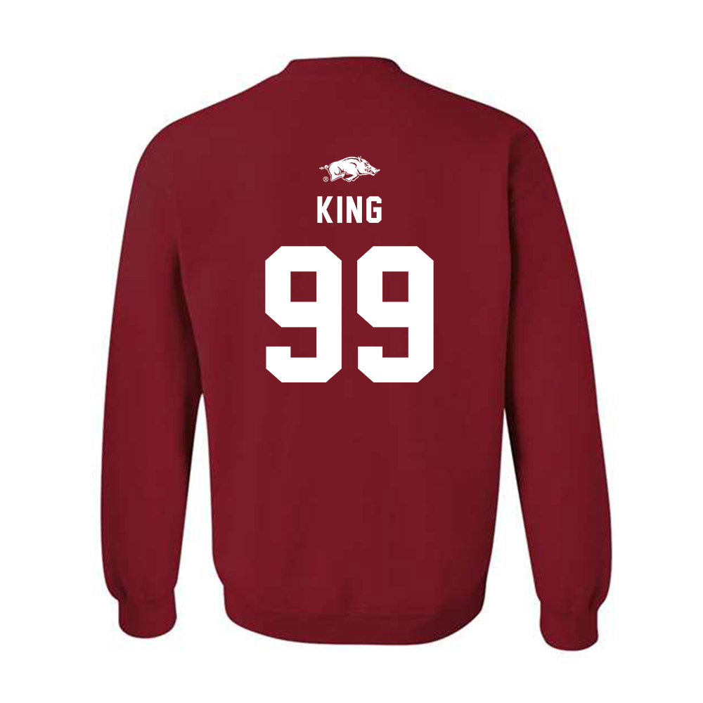 Arkansas - NCAA Softball : Lexi King - Replica Shersey Crewneck Sweatshirt-1