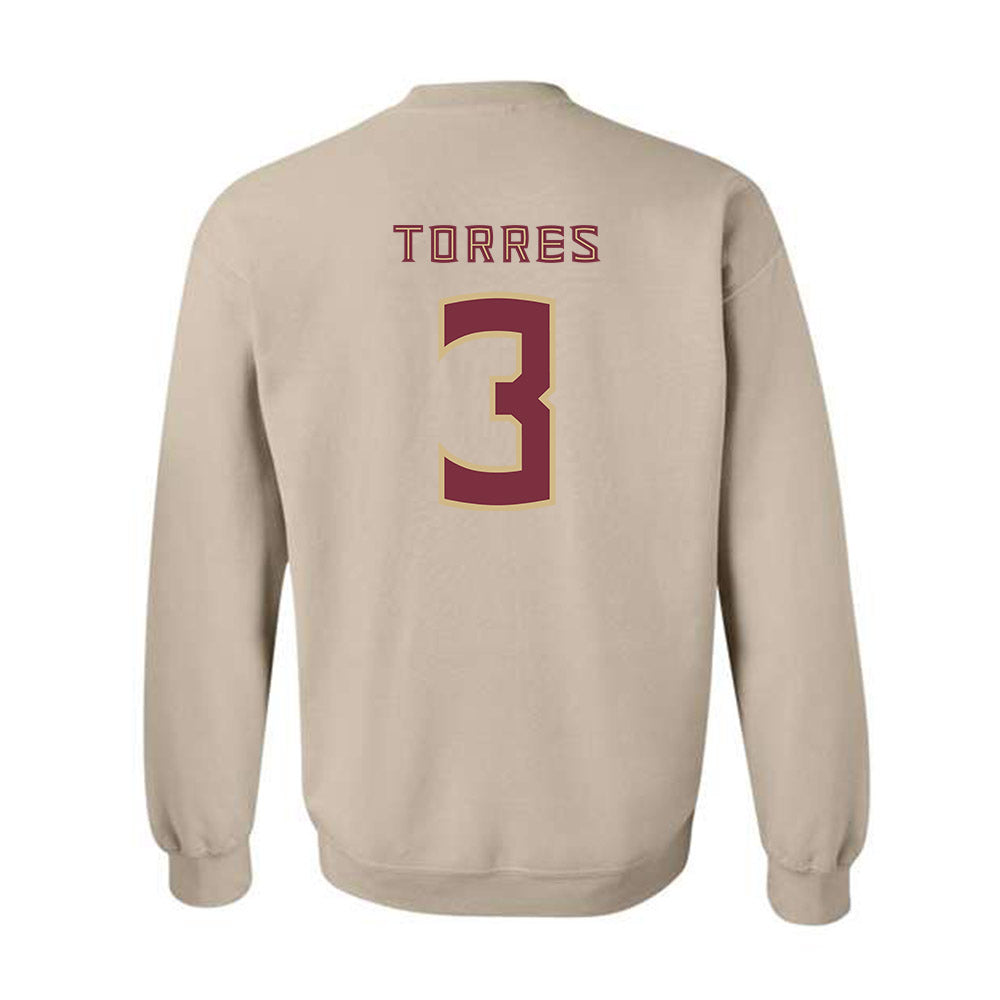 FSU - NCAA Softball : Isabella Torres - Replica Shersey Crewneck Sweatshirt-1