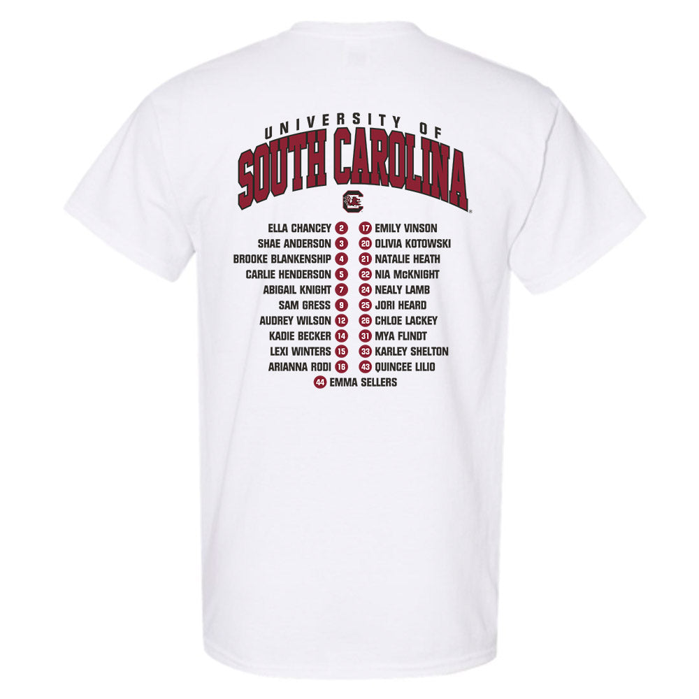 South Carolina - NCAA Softball : - Roster T-Shirt-1