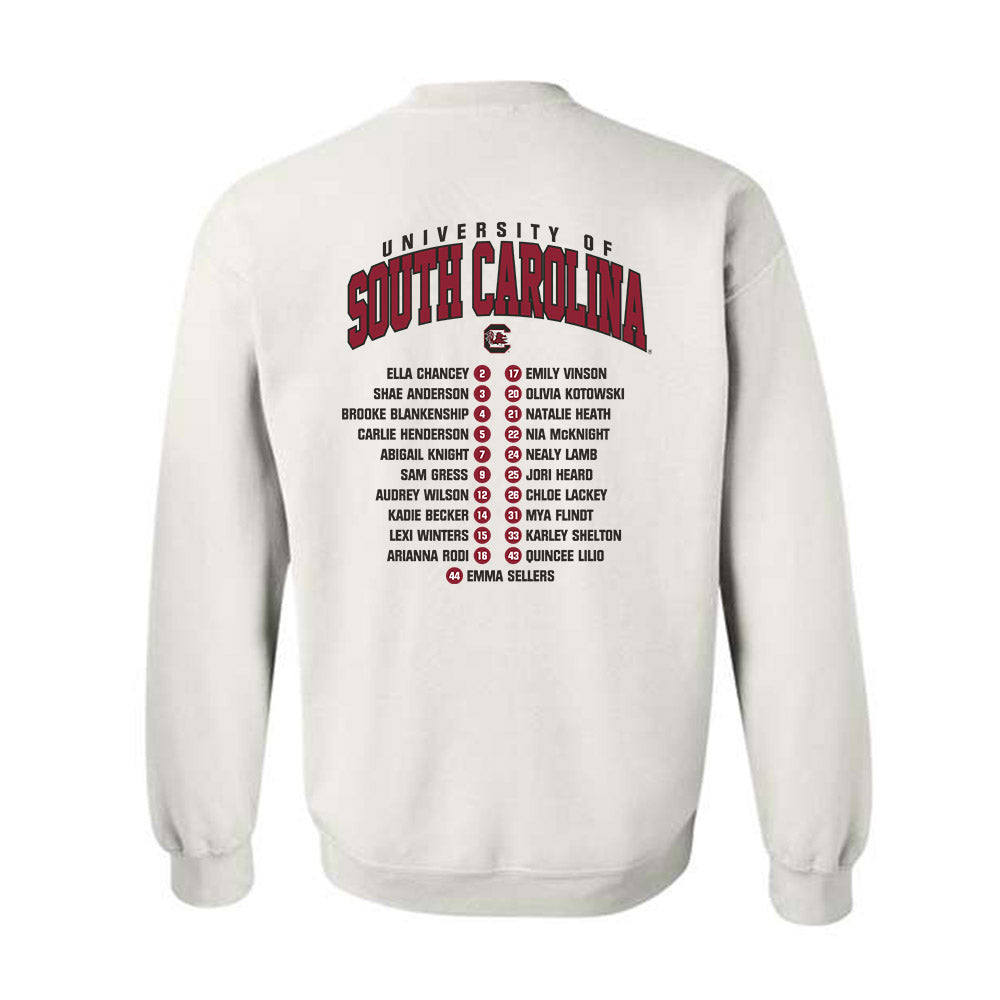 South Carolina - NCAA Softball : - Roster Crewneck Sweatshirt-1