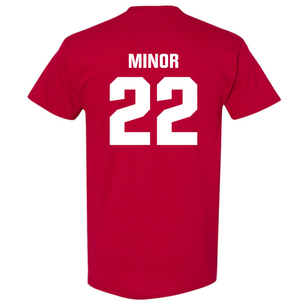 Oklahoma - NCAA Softball : Kai Minor - Cardinal NCAA® Shersey T-Shirt-1