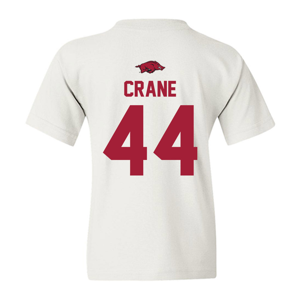 Arkansas - NCAA Baseball : Brody Crane - NCAA® Replica Shersey Youth T-Shirt-1