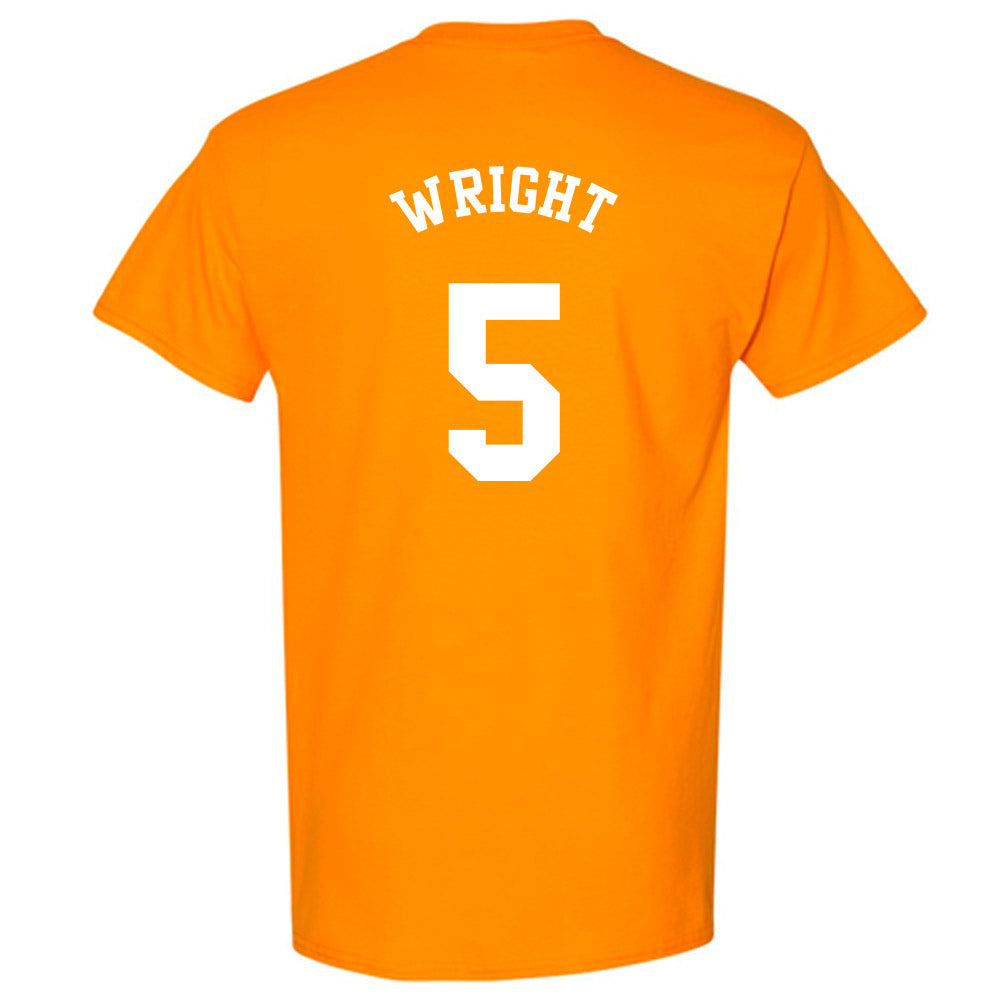 Tennessee - NCAA Baseball : Garrett Wright - NCAA® Replica Shersey T-Shirt-1