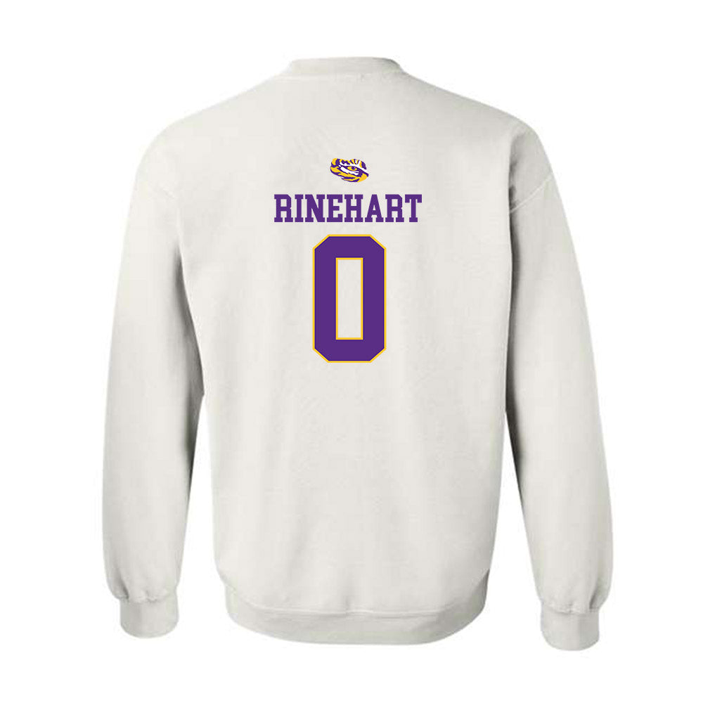 LSU - NCAA Baseball : Jace Rinehart - NCAA® Replica Shersey Crewneck Sweatshirt-1