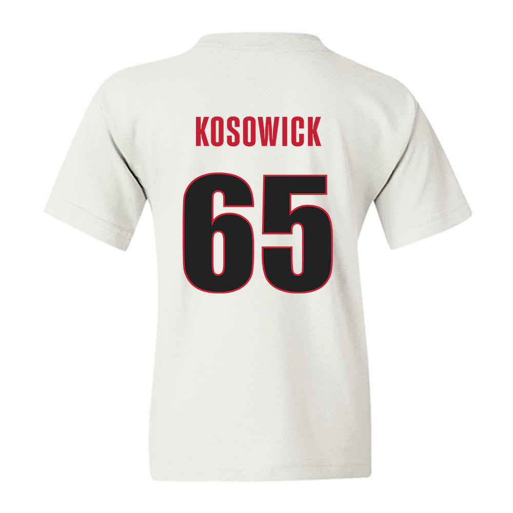 Georgia - NCAA Baseball : Mason Kosowick - NCAA® Replica Shersey Youth T-Shirt-1