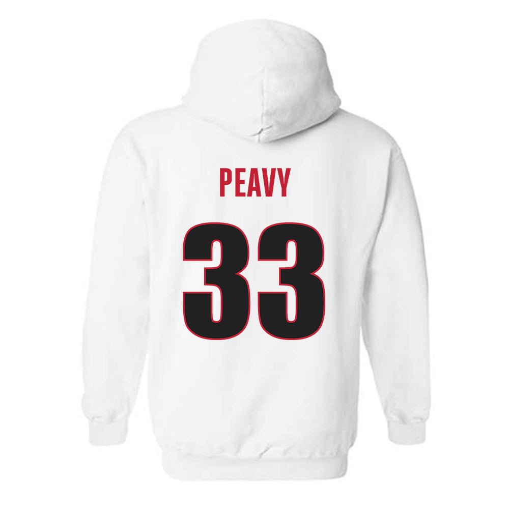 Georgia - NCAA Baseball : Jackson Peavy - NCAA® Replica Shersey Hooded Sweatshirt-1