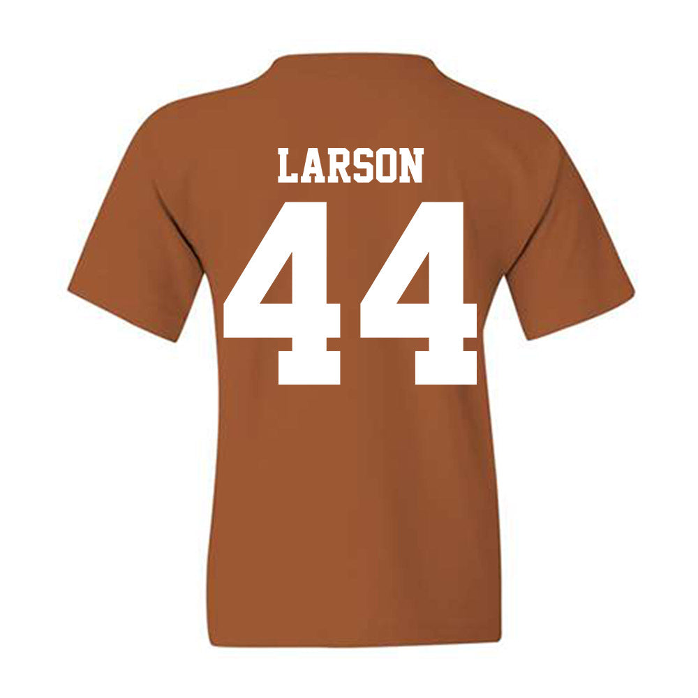 Texas - NCAA Baseball : Ashton Larson - NCAA® Replica Shersey Youth T-Shirt-1