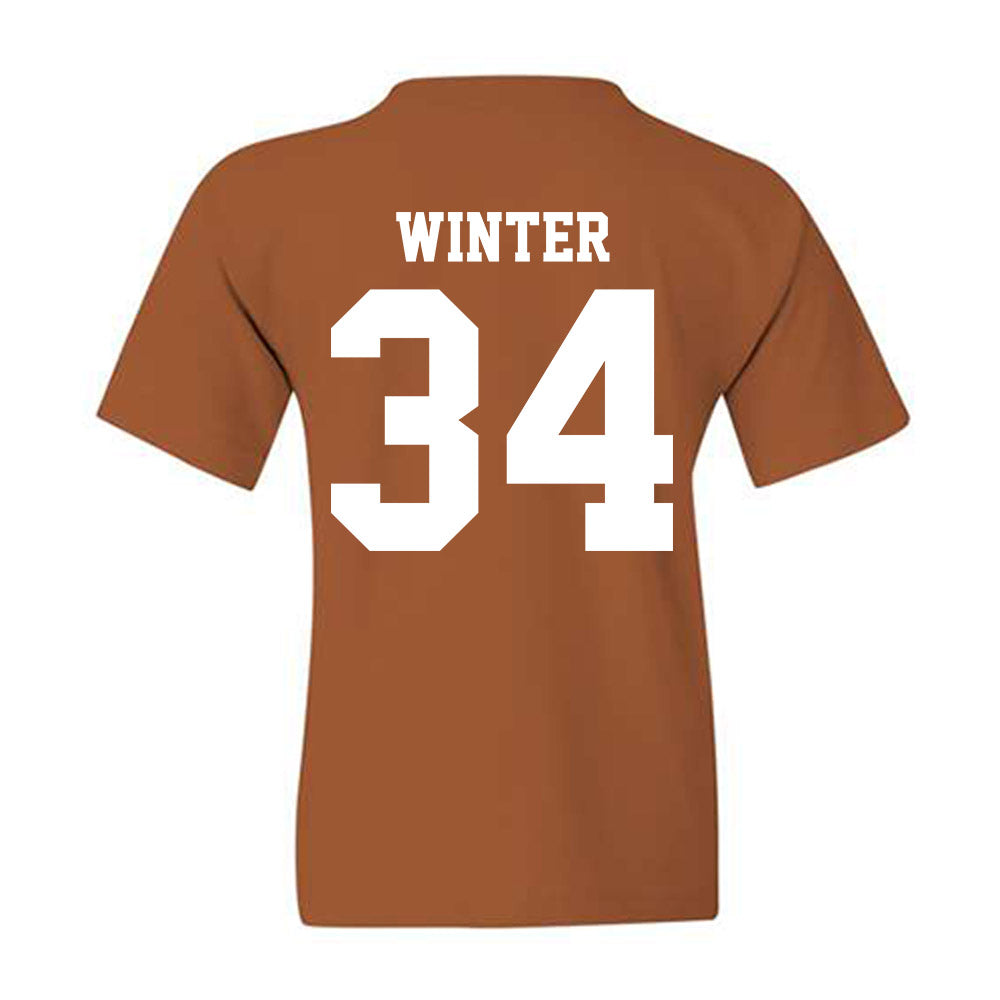 Texas - NCAA Baseball : Michael Winter - NCAA® Replica Shersey Youth T-Shirt-1