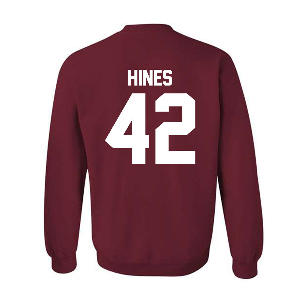 Alabama - NCAA Baseball : Eric Hines - NCAA® Replica Shersey Crewneck Sweatshirt-1