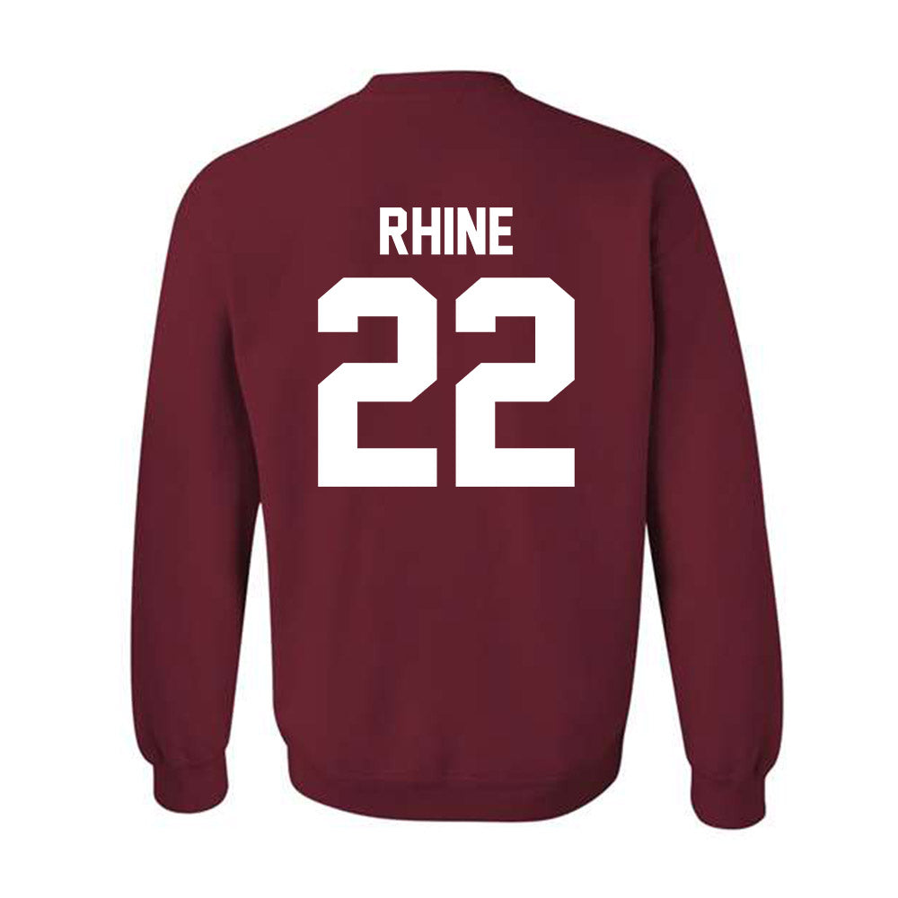 Alabama - NCAA Baseball : Will Rhine - NCAA® Replica Shersey Crewneck Sweatshirt-1
