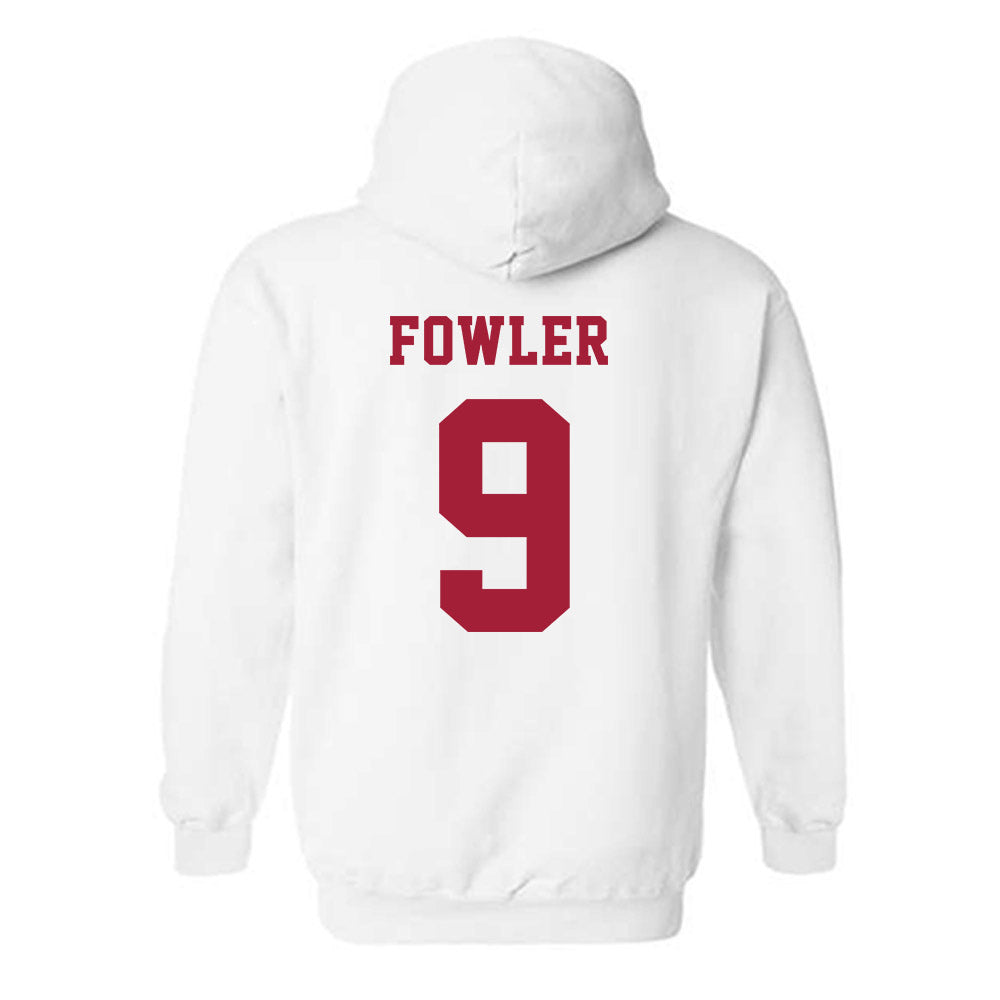 Alabama - NCAA Baseball : Bryce Fowler - NCAA® Replica Shersey Hooded Sweatshirt-1