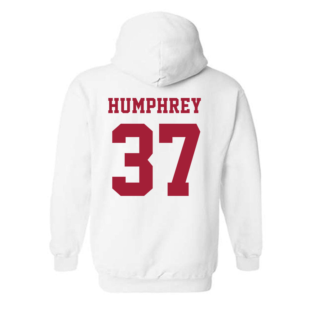 Alabama - NCAA Baseball : Kaden Humphrey - NCAA® Replica Shersey Hooded Sweatshirt-1